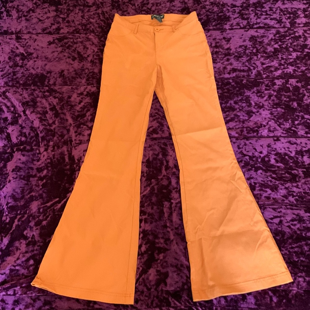 Orange bell bottoms